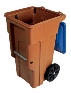 68-Gallon Paper Recycling Cart