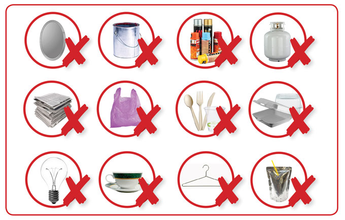 Container Recycling No Nos