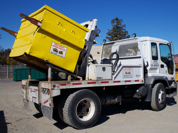 Marin Debris Box Rental Service Truck