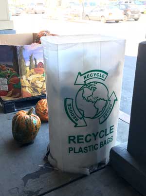 Plastic Bag recycling at your local store