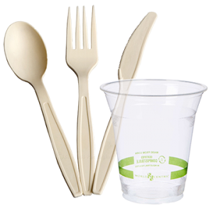 Compostable Utensils and Cups