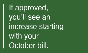 Proposed 2020 Rate Increase