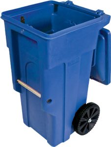 Mill Valley Refuse Service Blue Container Recycling Cart