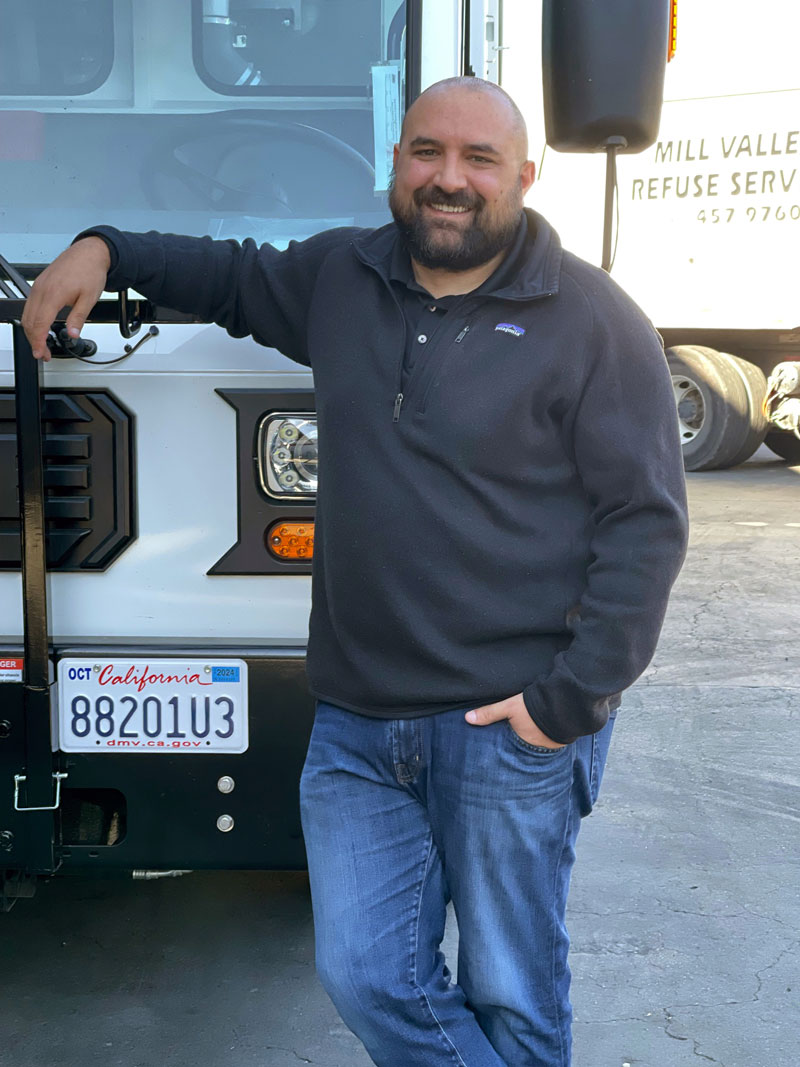MVRS owner Alex Iavarone leans on a truck