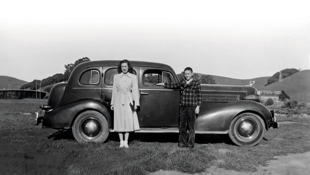 Dave Biggio and sister Catherine 1950 in MV